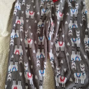 Ladies Llama Plush Lounge Pants